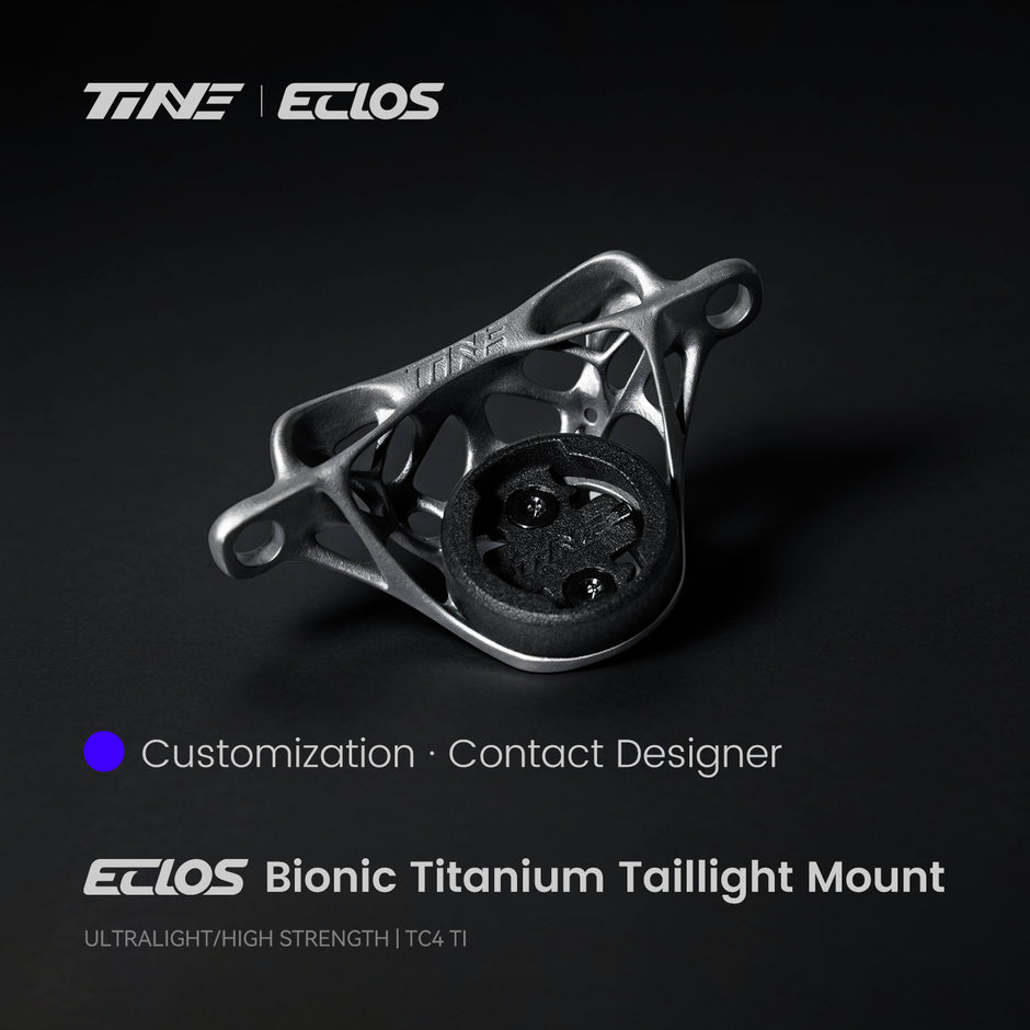 Eclos series Titanium alloy bionics taillight bracket for road bikes
