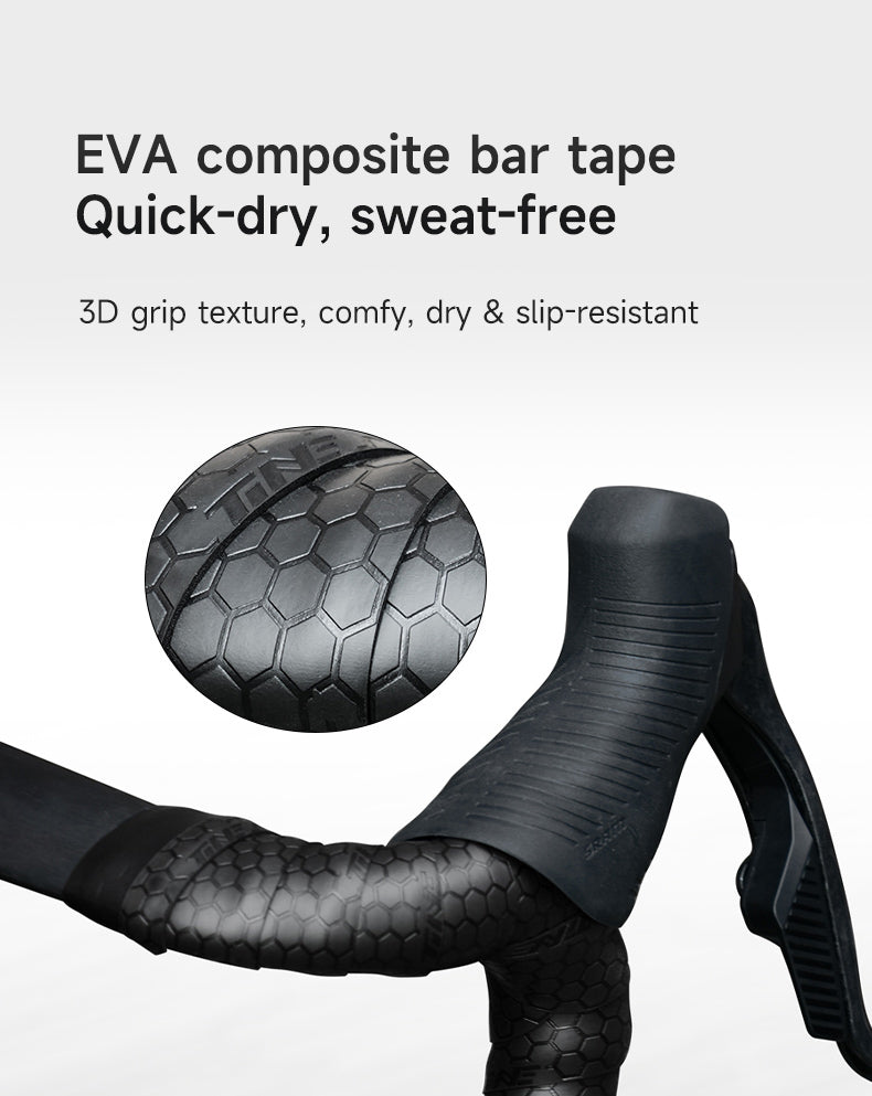 TiNE TECH Fenglan Series EVA composite bar tape with 3D grip texture
