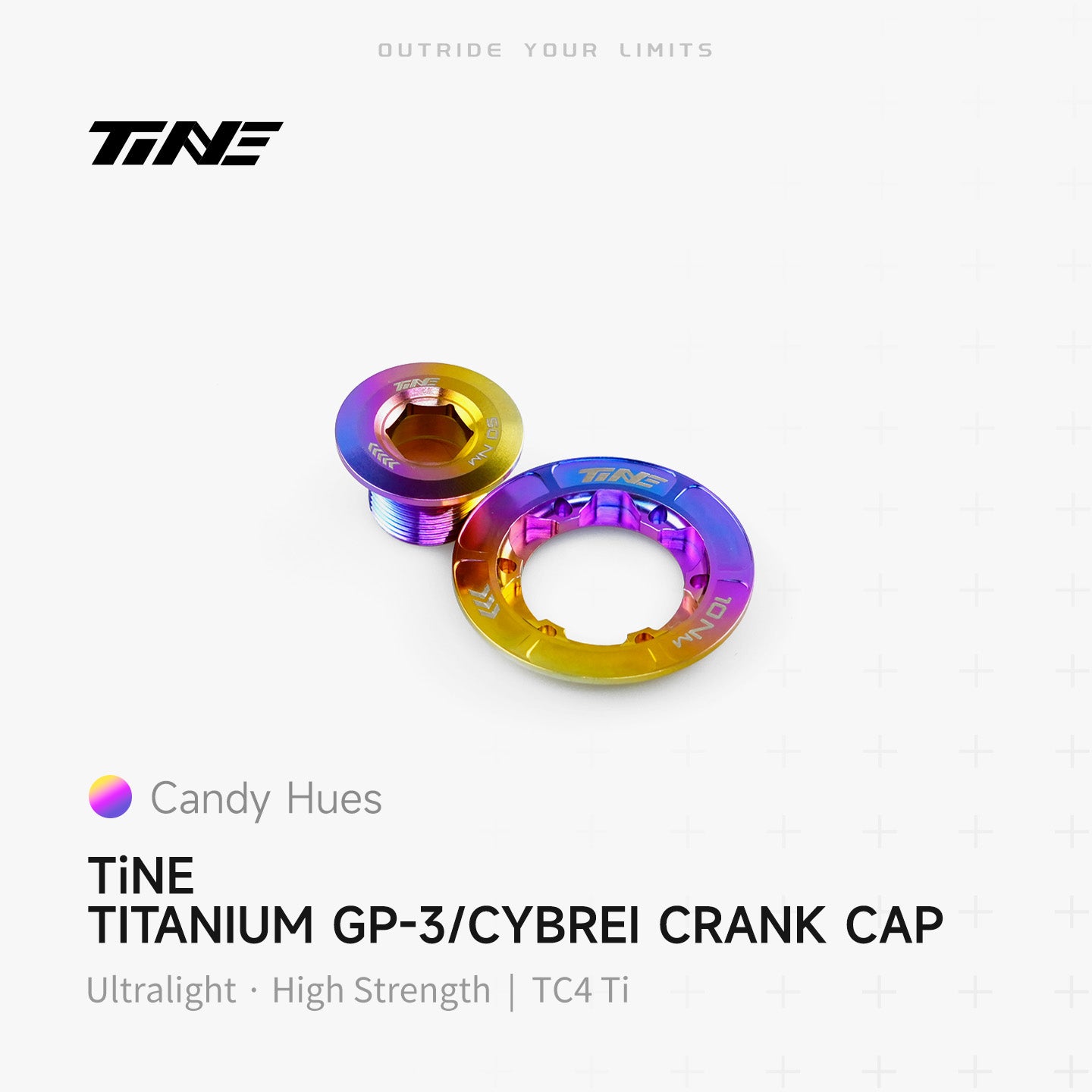 TiNE GP-3 crank cap | Titanium ultra-light modification part