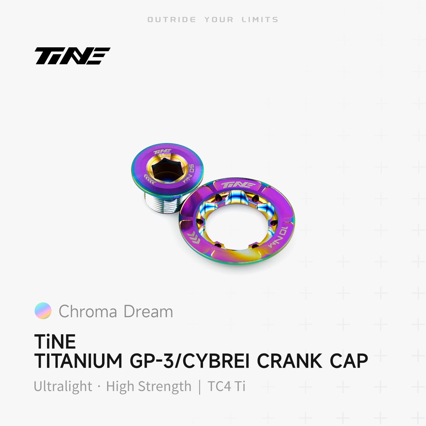 TiNE GP-3 crank cap | Titanium ultra-light modification part