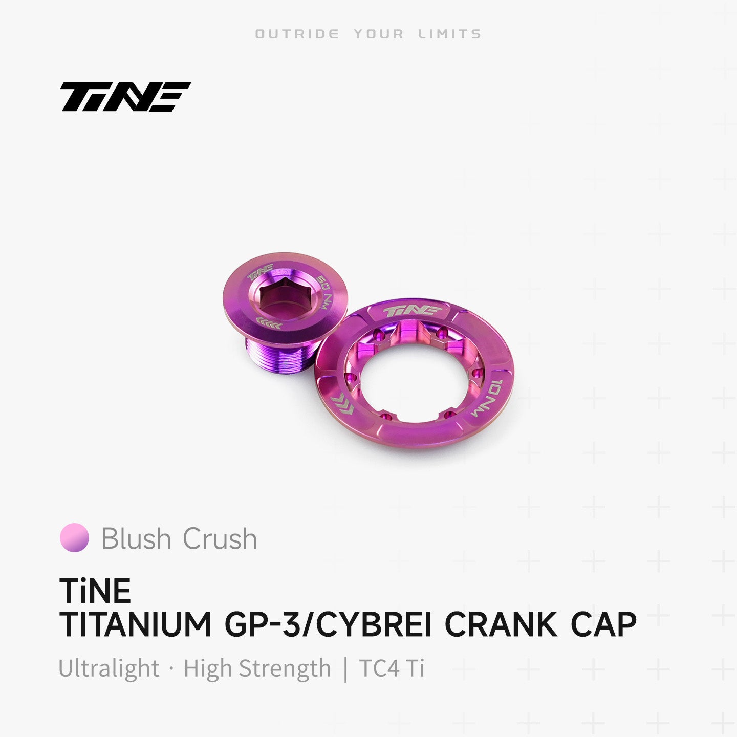 TiNE GP-3 crank cap | Titanium ultra-light modification part