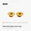 TiNE TECH titanium LOOK SRM crank cover upgrade kit - Aureate Glow