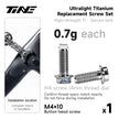 Ultralight TC4 Titanium Replacement Bolts – Bike Repair Kit Pro