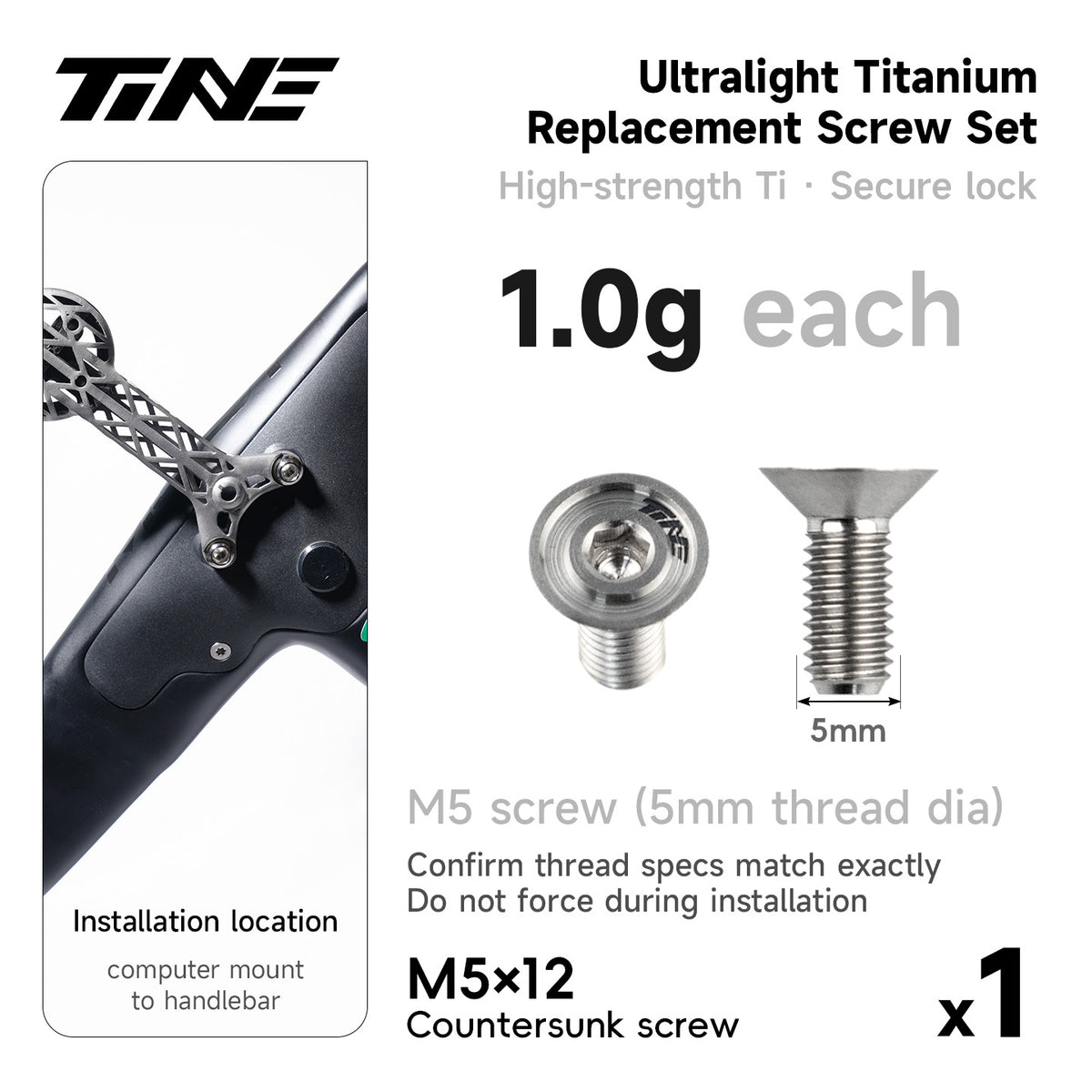 Ultralight TC4 Titanium Replacement Bolts – Bike Repair Kit Pro