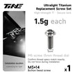 Ultralight TC4 Titanium Replacement Bolts – Bike Repair Kit Pro