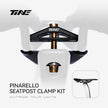 TiNE carbon fiber seatpost clamp kit with titanium alloy components for Pinarello F