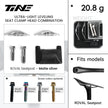 Ultra-light leveling seat clamp head combo for matte silver ROVAL seatpost