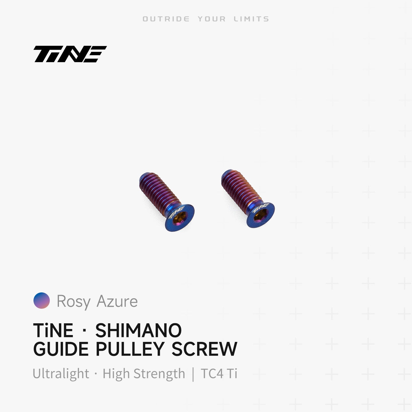 Shimano rear derailleur guide pulley screw | Titanium ultra-light modification part