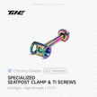 TiNE TECH SL7 titanium seatpost clamp fixing screw - Chroma Dream multicolor finish