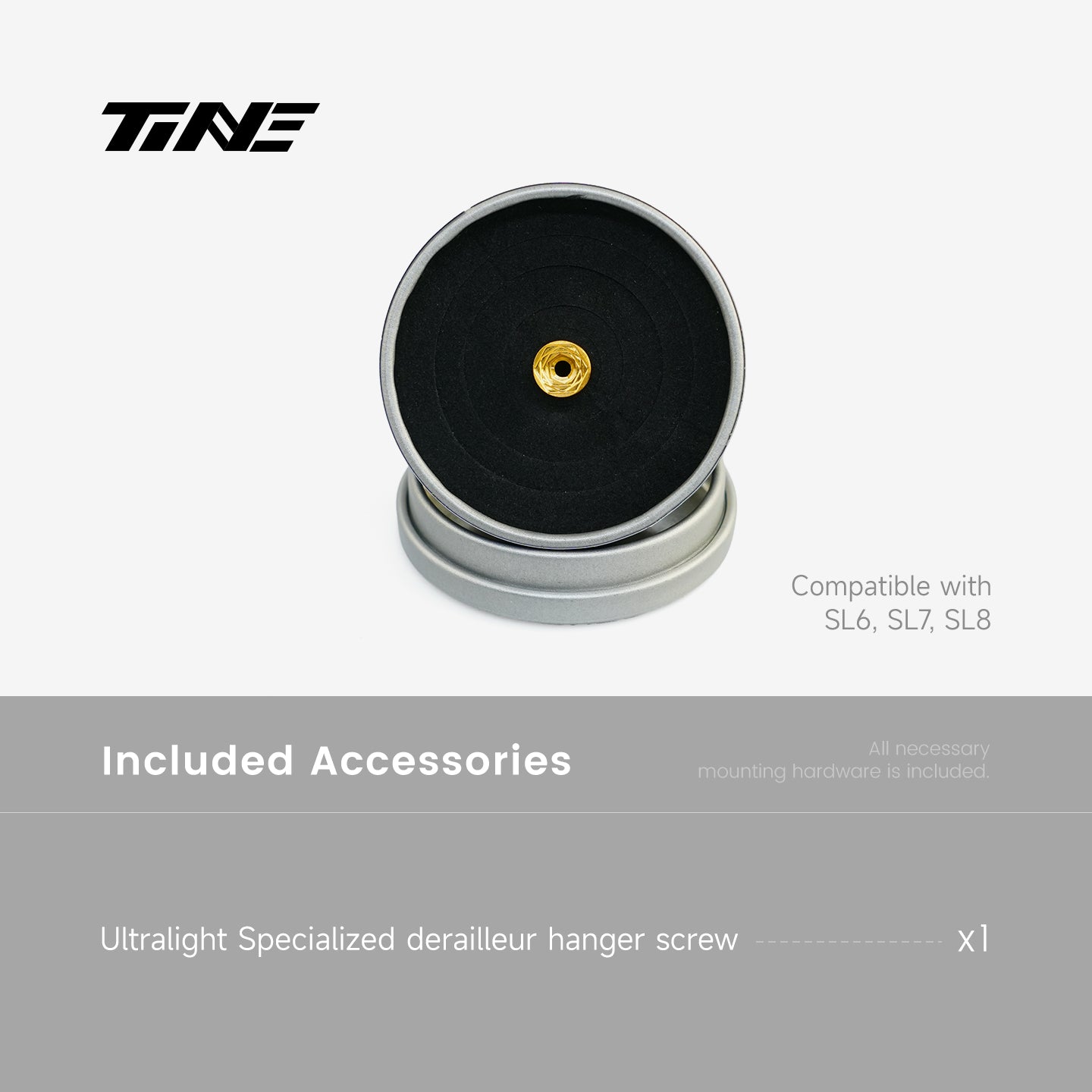 Titanium Bolt for ultralight specialized sl6/sl7/sl8 derailleur hanger
