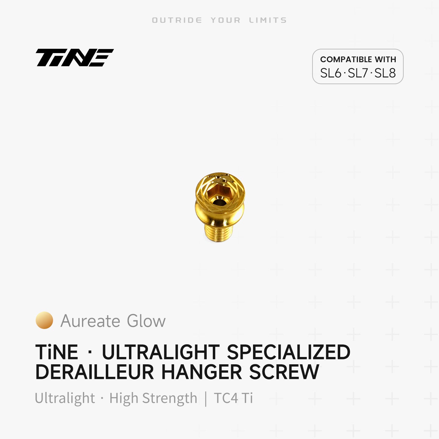Titanium Bolt for ultralight specialized sl6/sl7/sl8 derailleur hanger