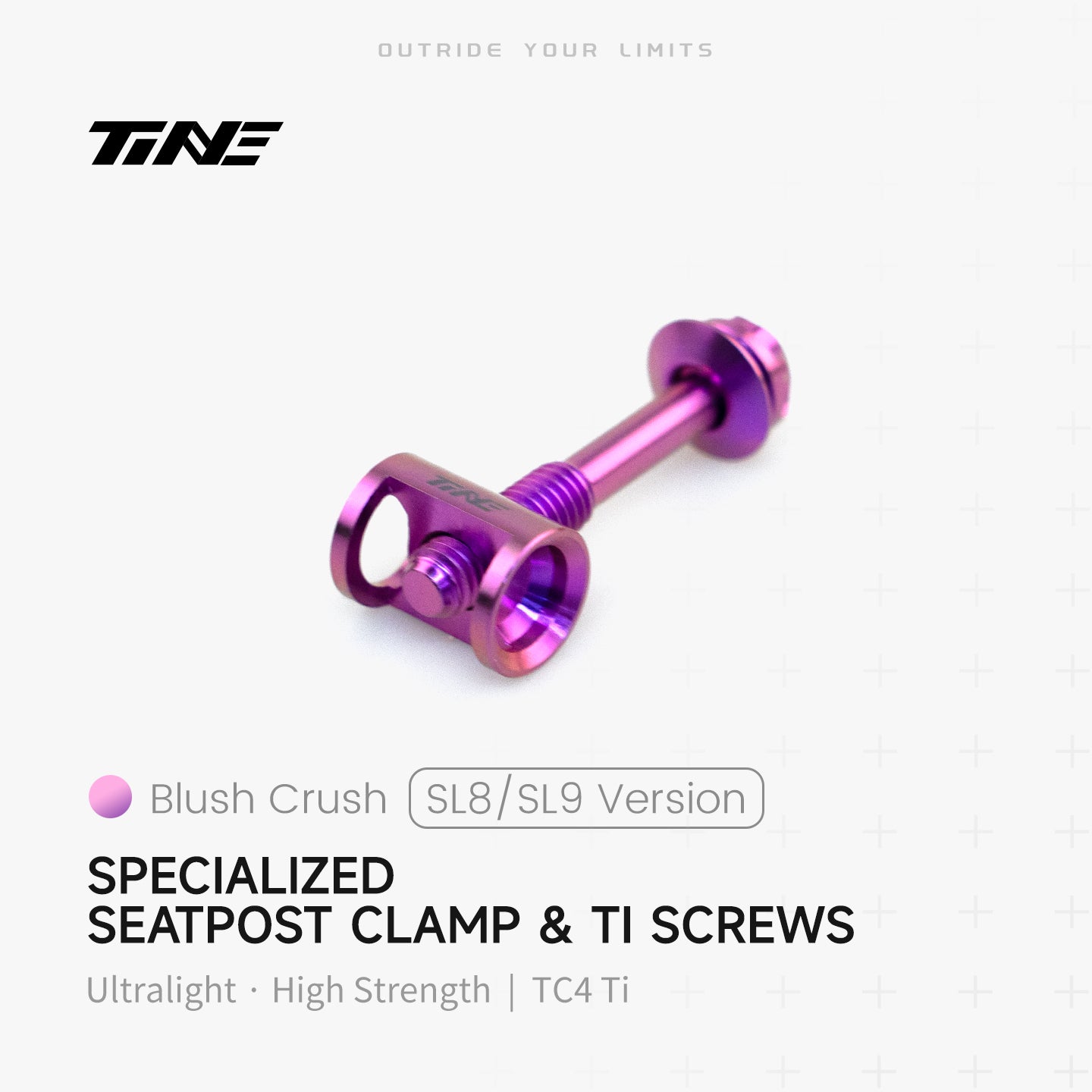TiNE TECH SL9/SL8 blush crush seat post clamp screw