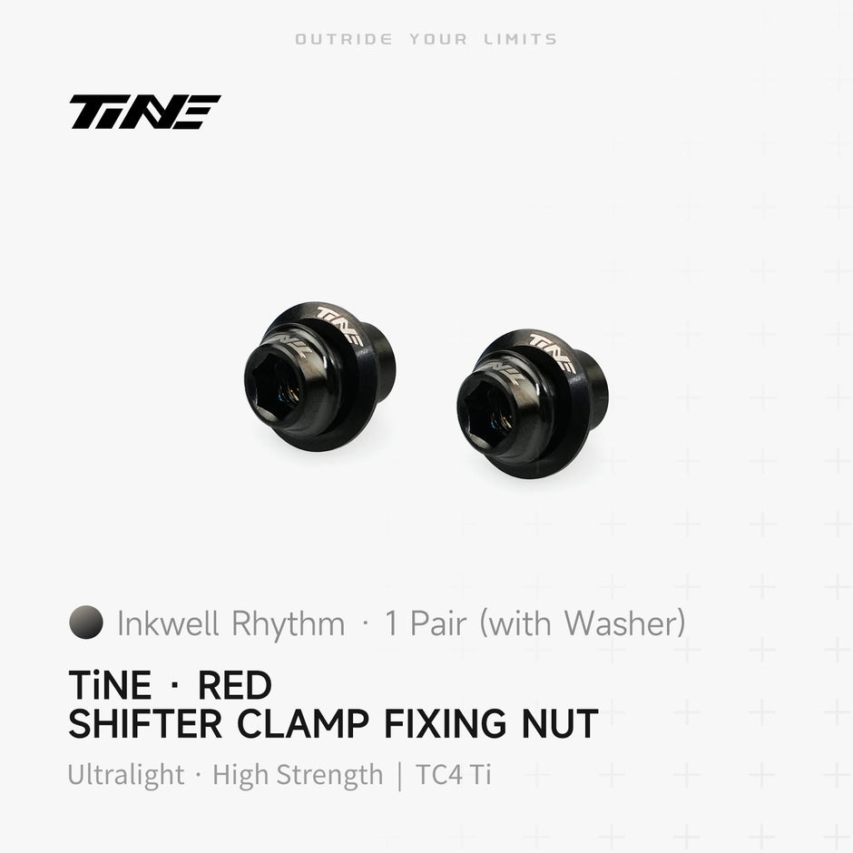 SRAM RED/ Shimano Titanium Shifter Clamp Nut & Washer Set