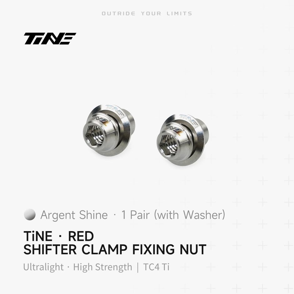 SRAM RED/ Shimano Titanium Shifter Clamp Nut & Washer Set