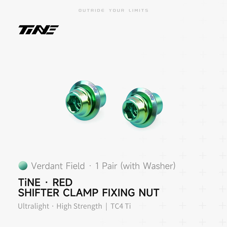 SRAM RED/ Shimano Titanium Shifter Clamp Nut & Washer Set