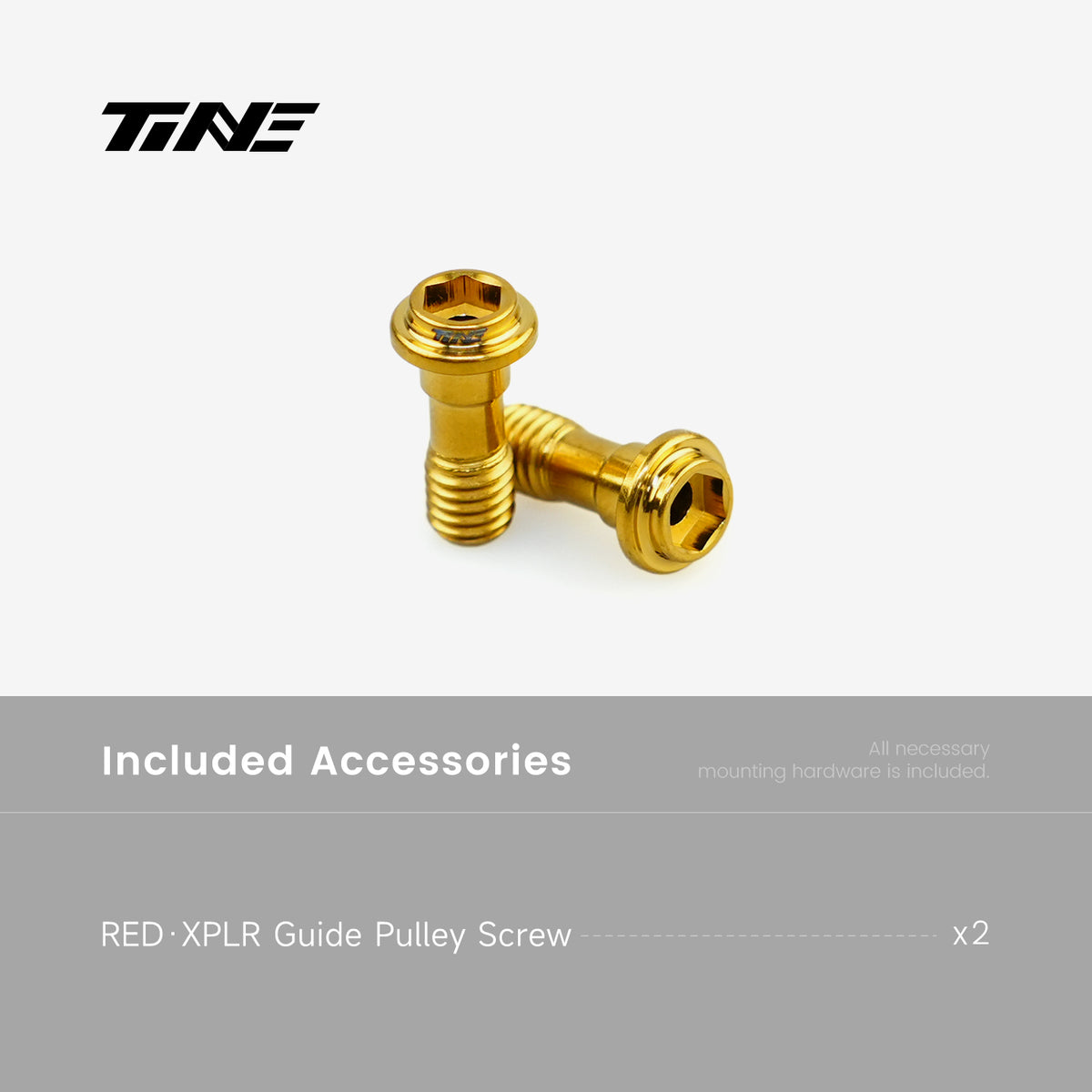 SRAM RED XPLR Guide Pulley Screw — Titanium