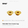 TiNE TECH premium titanium SRM THM crank cover set - Aureate Glow gold color
