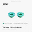 TiNE TECH THM-SRM titanium crank cover kit, Inkwell Rhythm edition, ultralight high strength