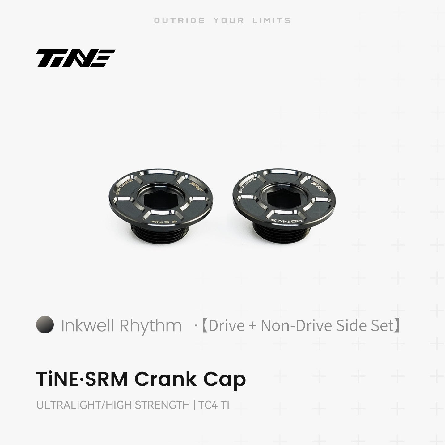 THM·SRM Series Crank-systems Titanium Crank Cover upgrade Kit
