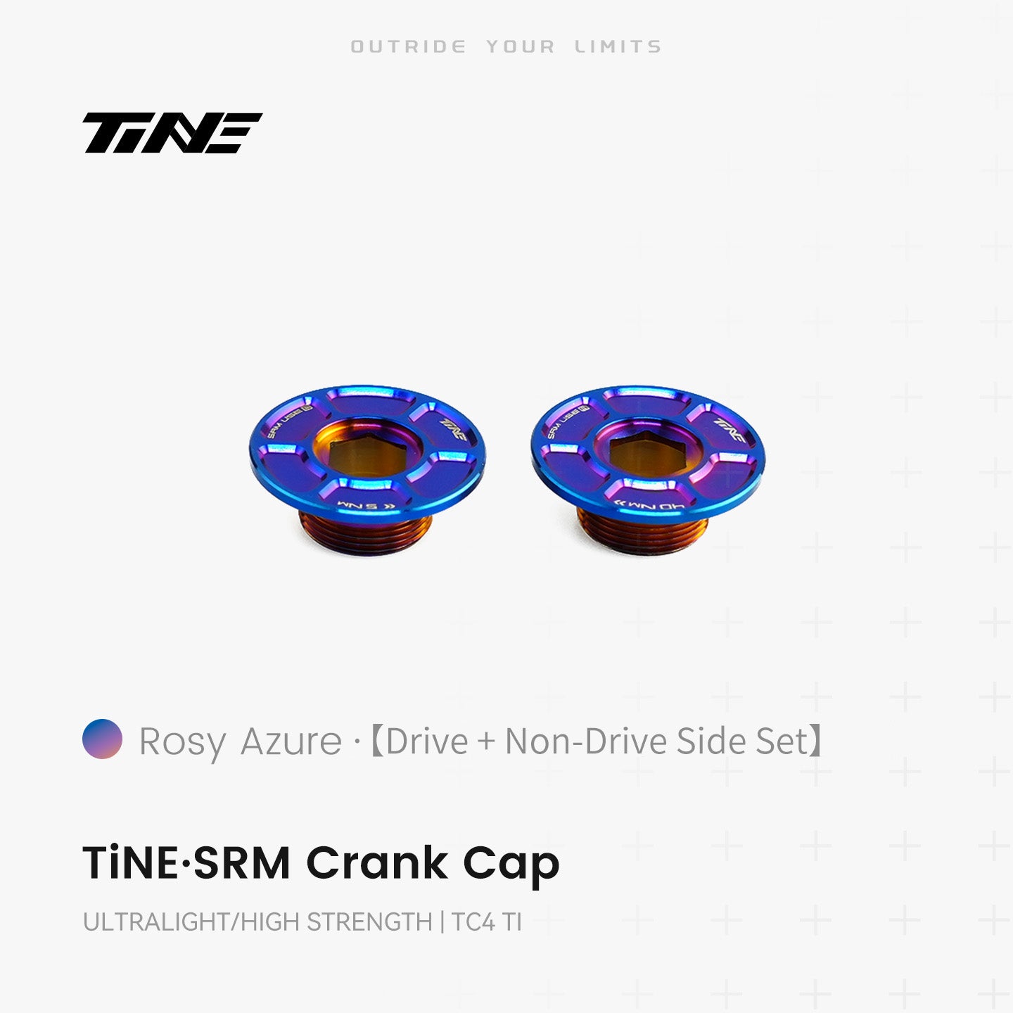 THM·SRM Series Crank-systems Titanium Crank Cover upgrade Kit