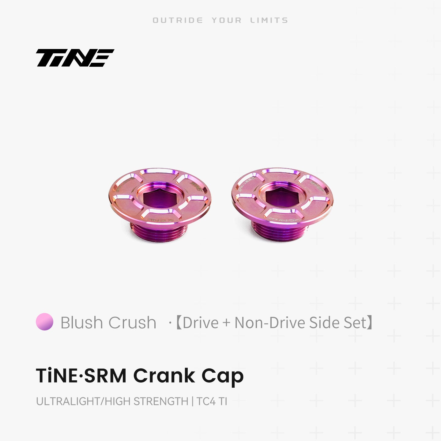 THM·SRM Series Crank-systems Titanium Crank Cover upgrade Kit