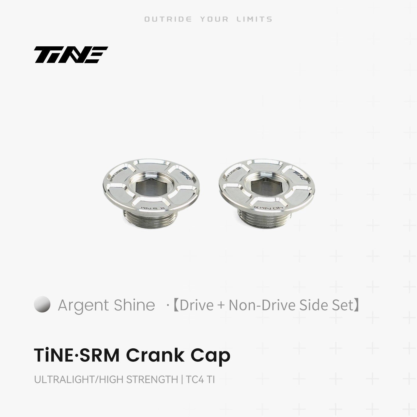 THM·SRM Series Crank-systems Titanium Crank Cover upgrade Kit