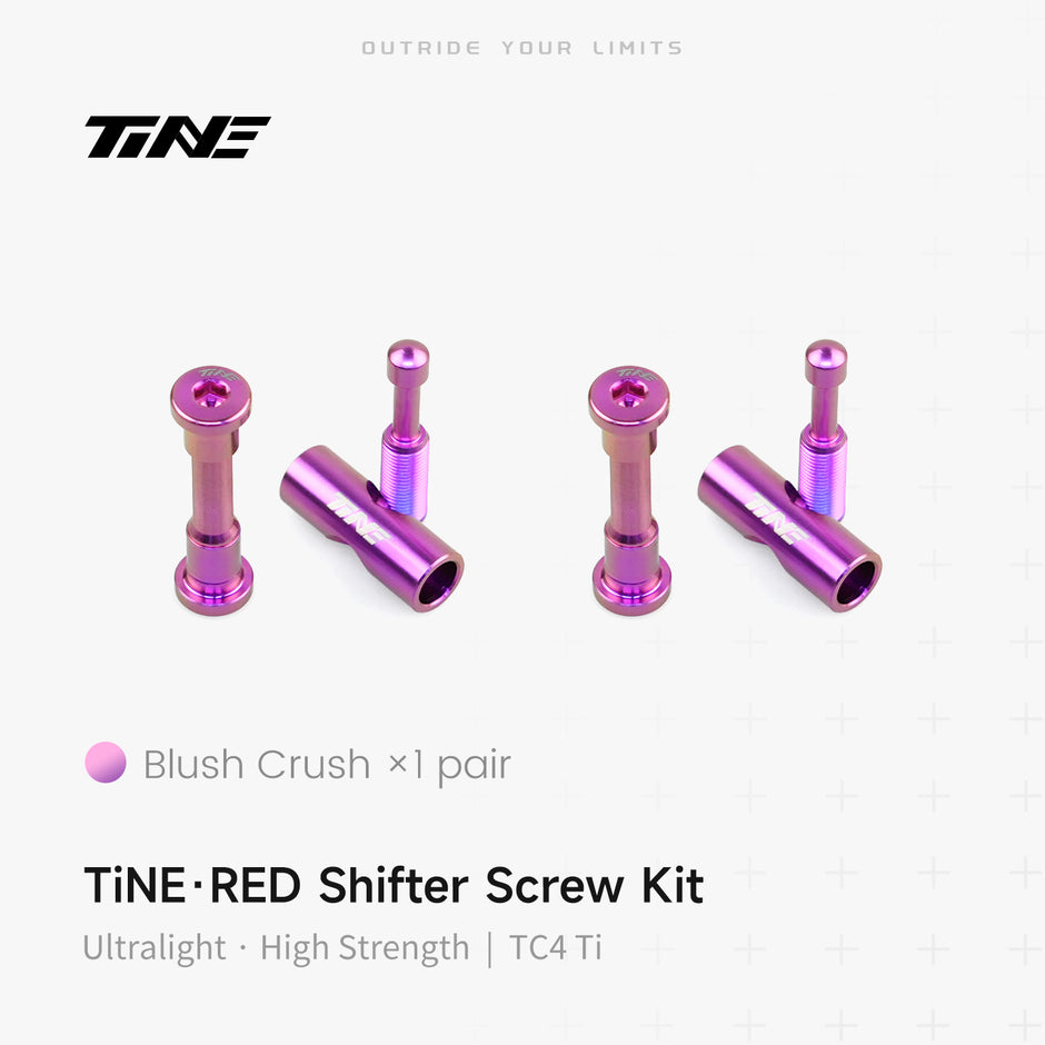 TiNE Titanium Shifter Bolt Kit for SRAM RED | Road Bike Screws