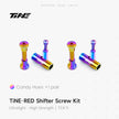 TiNE Titanium Shifter Bolt Kit for SRAM RED | Road Bike Screws