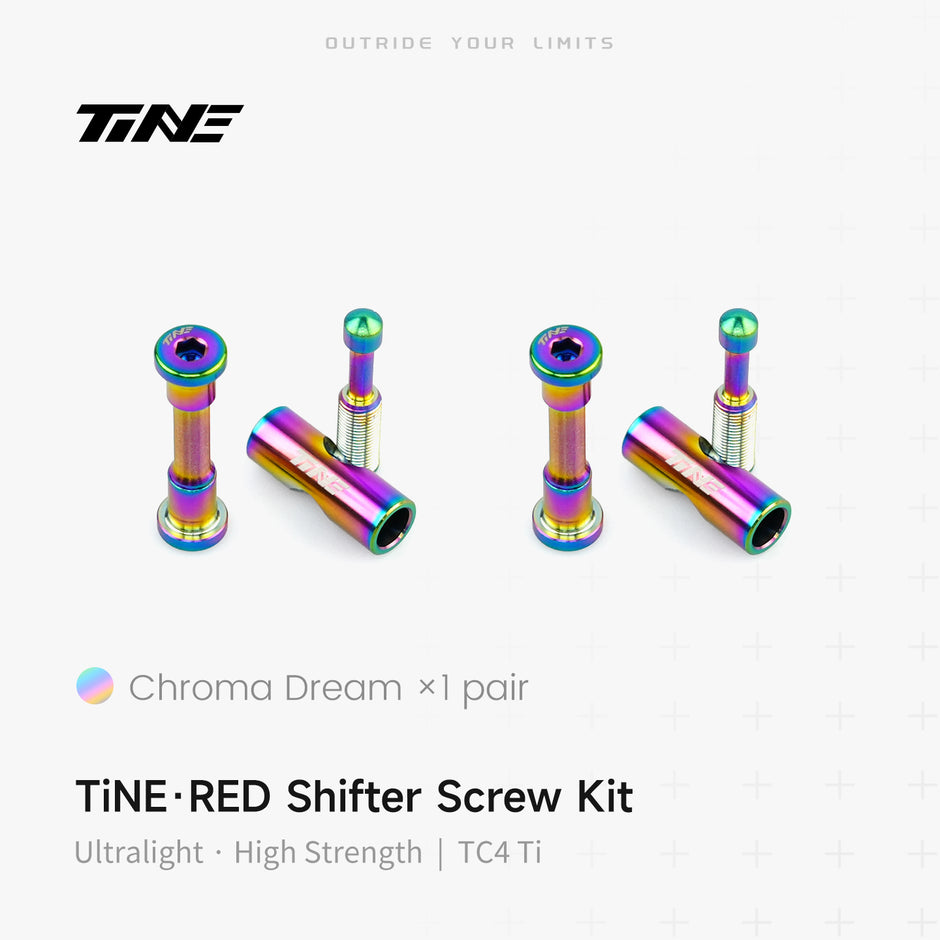 TiNE Titanium Shifter Bolt Kit for SRAM RED | Road Bike Screws