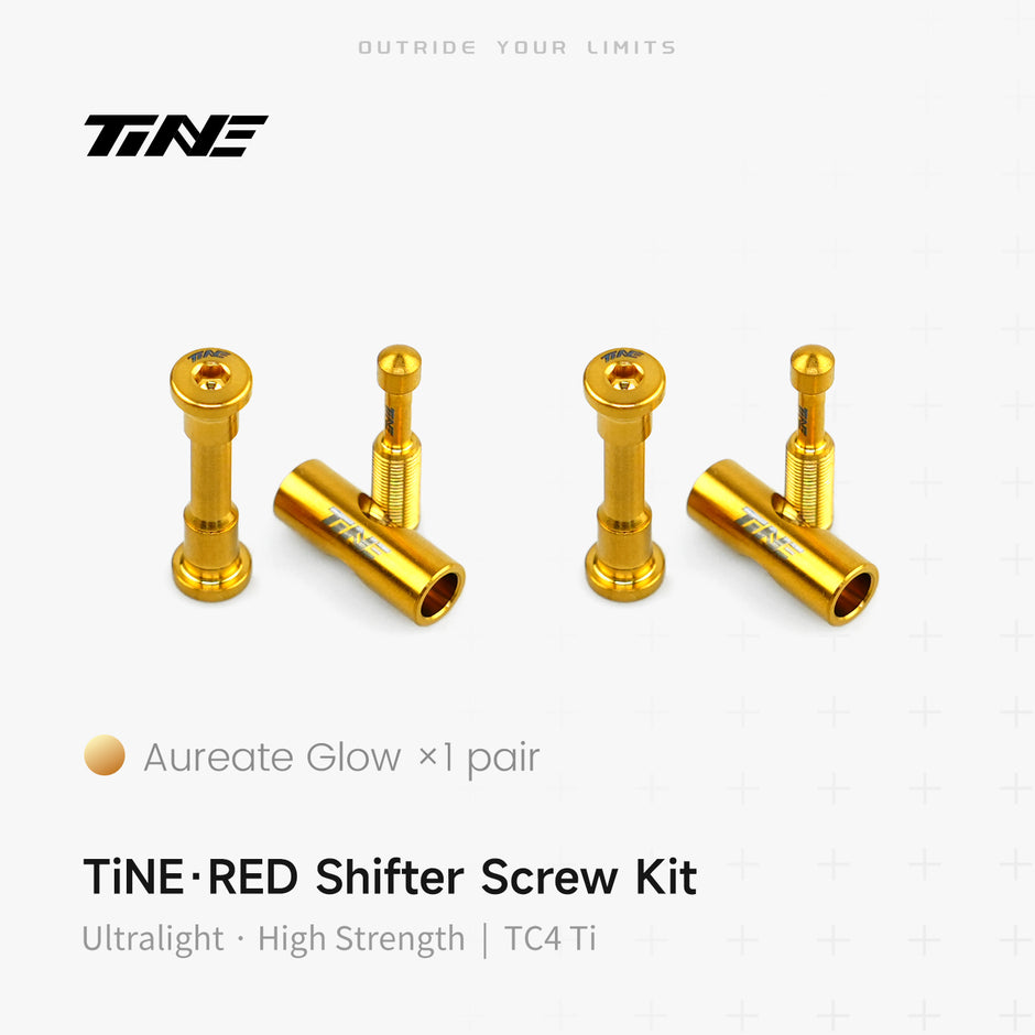 TiNE Titanium Shifter Bolt Kit for SRAM RED | Road Bike Screws