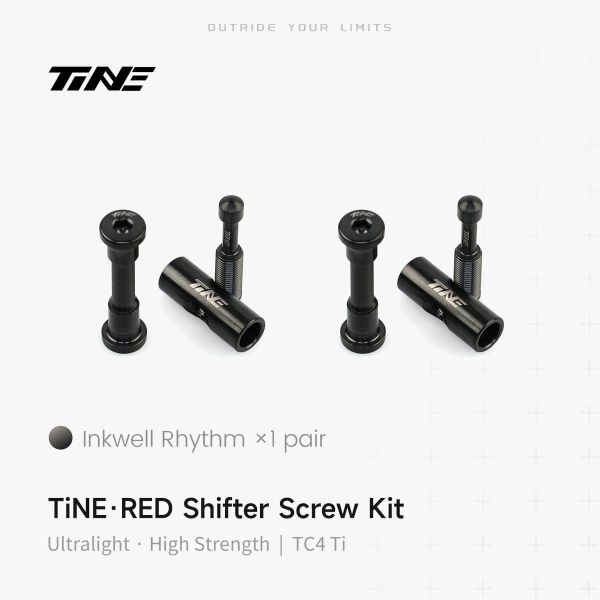 TiNE Titanium Shifter Bolt Kit for SRAM RED | Road Bike Screws