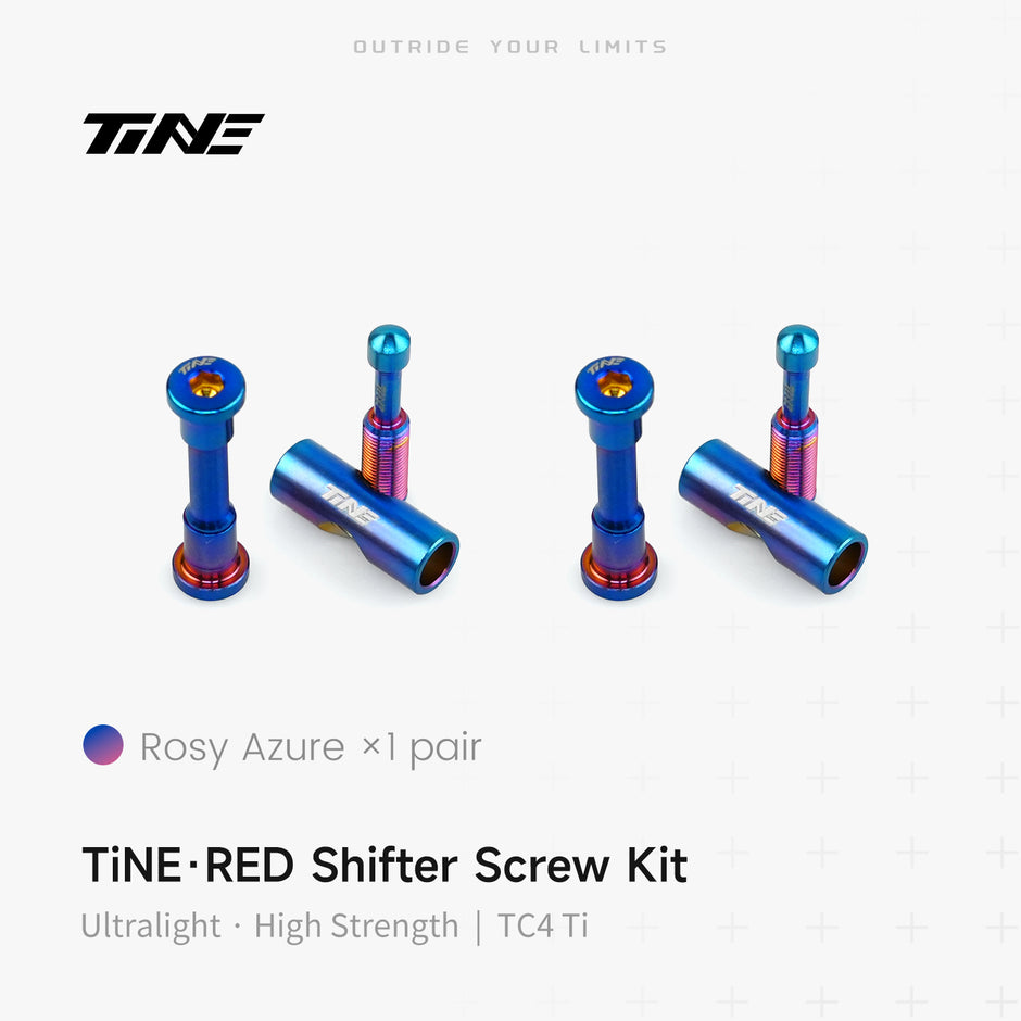TiNE Titanium Shifter Bolt Kit for SRAM RED | Road Bike Screws