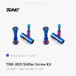 TiNE Titanium Shifter Bolt Kit for SRAM RED | Road Bike Screws