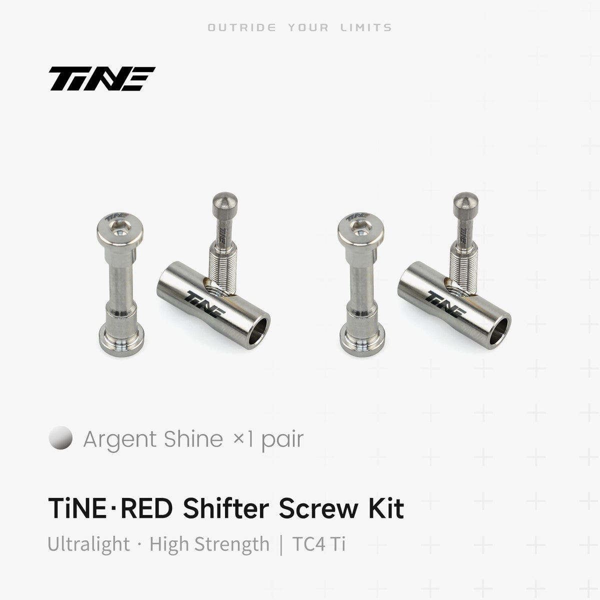 TiNE Titanium Shifter Bolt Kit for SRAM RED | Road Bike Screws