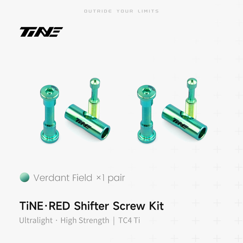 TiNE Titanium Shifter Bolt Kit for SRAM RED | Road Bike Screws