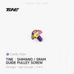 TiNE Shimano/SRAM titanium guide pulley screw - Candy Hues finish