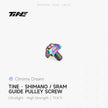 TiNE TECH ultralight titanium Shimano/SRAM front derailleur screw spacer - chroma dream