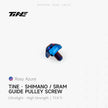 TiNE Shimano/SRAM titanium guide pulley screw - Rosy Azure finish