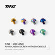 Shimano front derailleur screw spacer set | Titanium ultra-light modification part