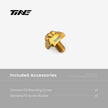 Shimano front derailleur screw spacer set | Titanium ultra-light modification part