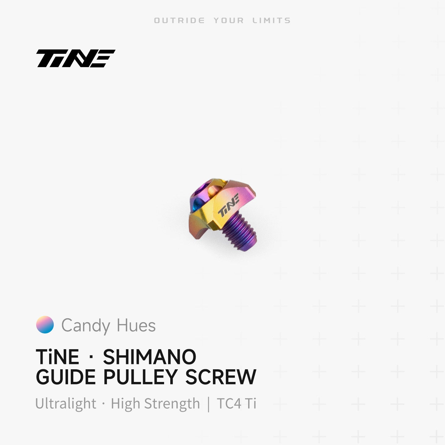 Shimano front derailleur screw spacer set | Titanium ultra-light modification part