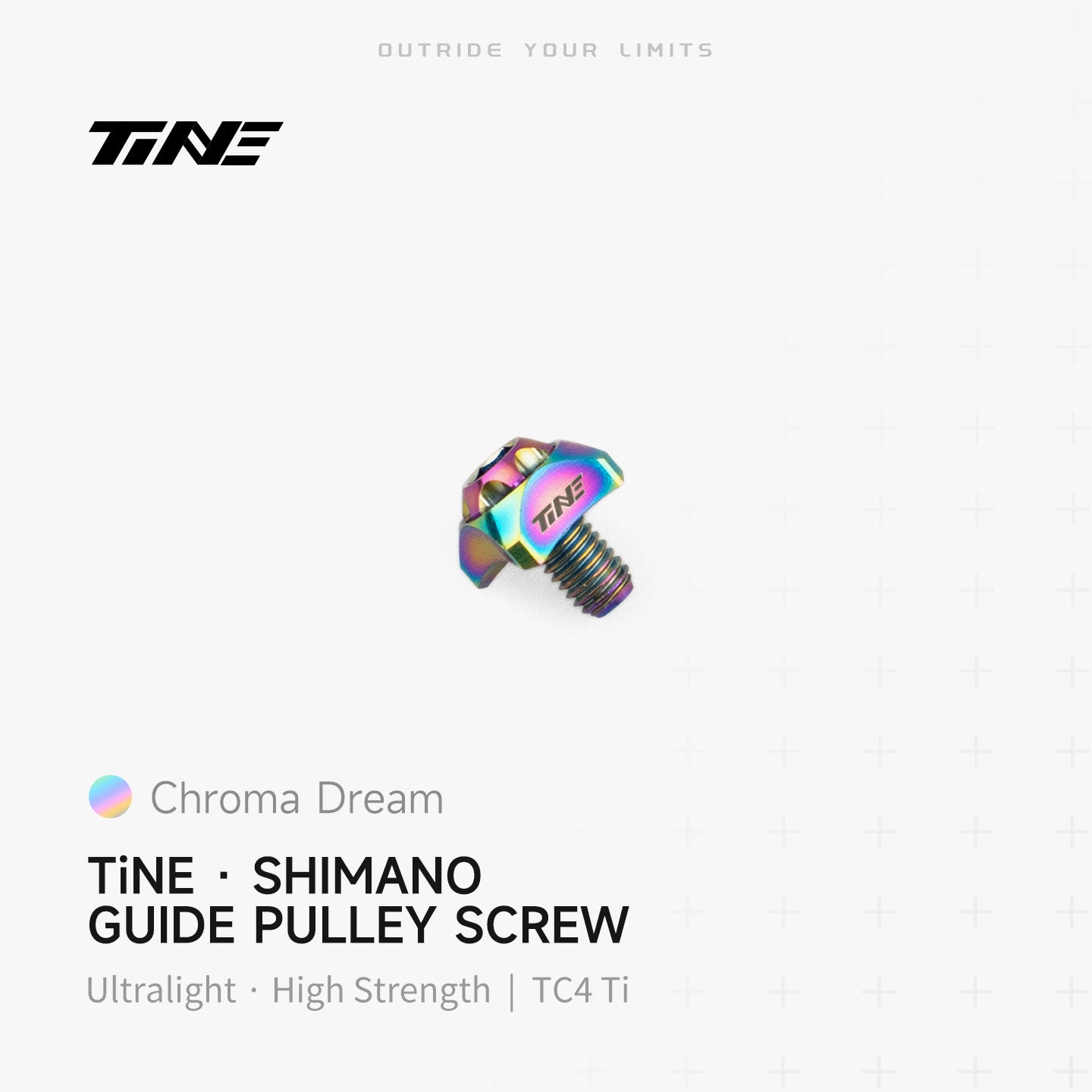 Shimano front derailleur screw spacer set | Titanium ultra-light modification part