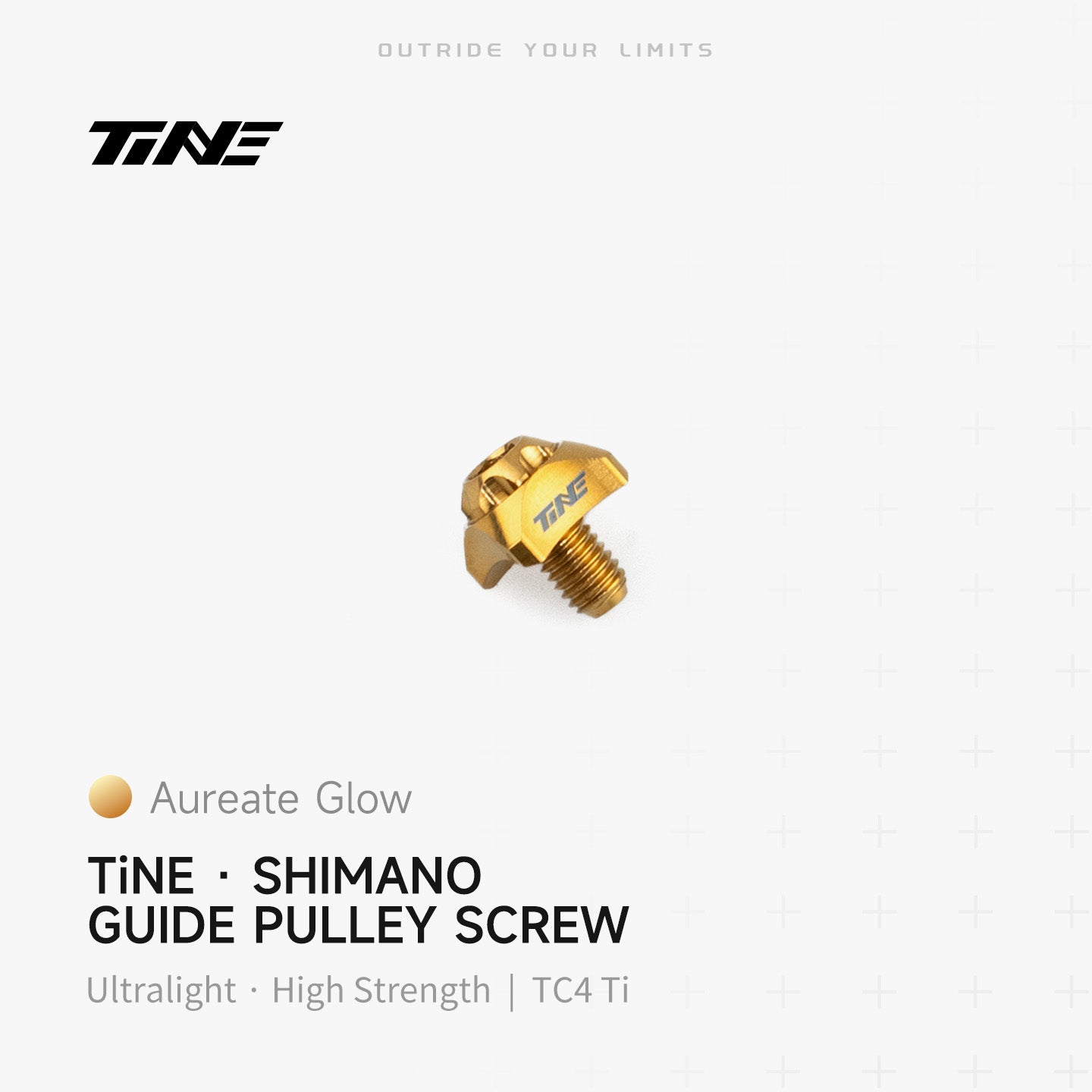Shimano front derailleur screw spacer set | Titanium ultra-light modification part