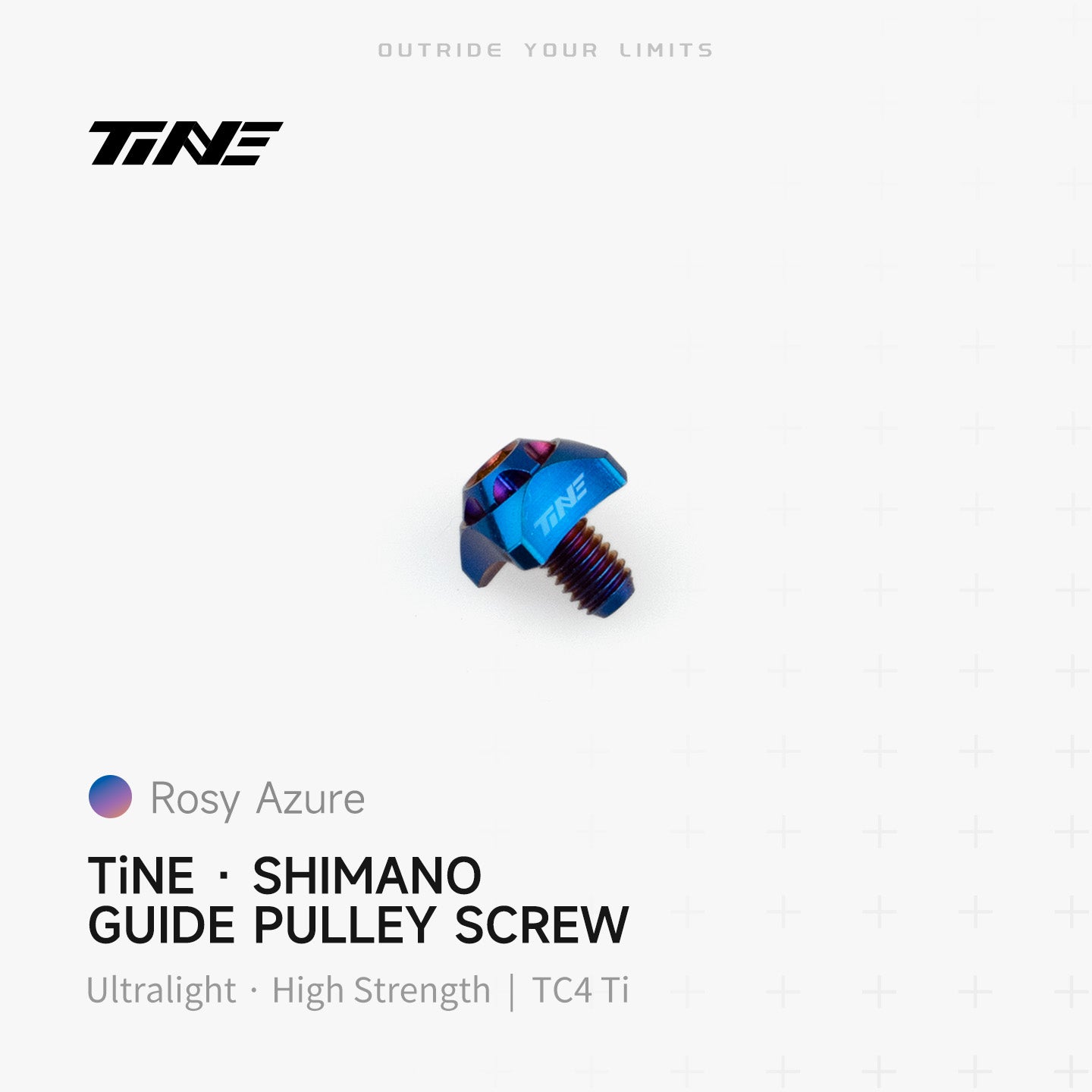 Shimano front derailleur screw spacer set | Titanium ultra-light modification part