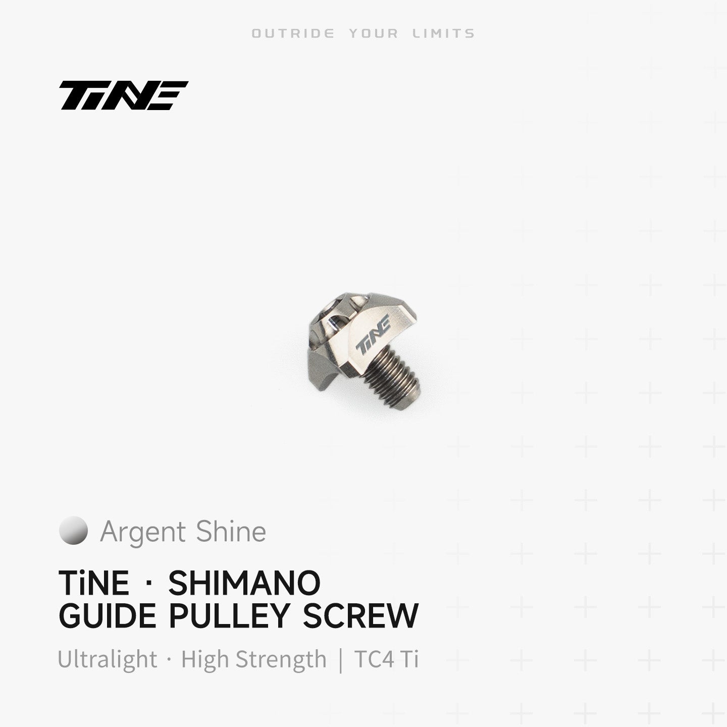 Shimano front derailleur screw spacer set | Titanium ultra-light modification part