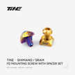 TiNE titanium bolt and spacer pair for bike components