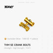 TiNE TECH gold titanium THM SE crank bolt ultralight high strength
