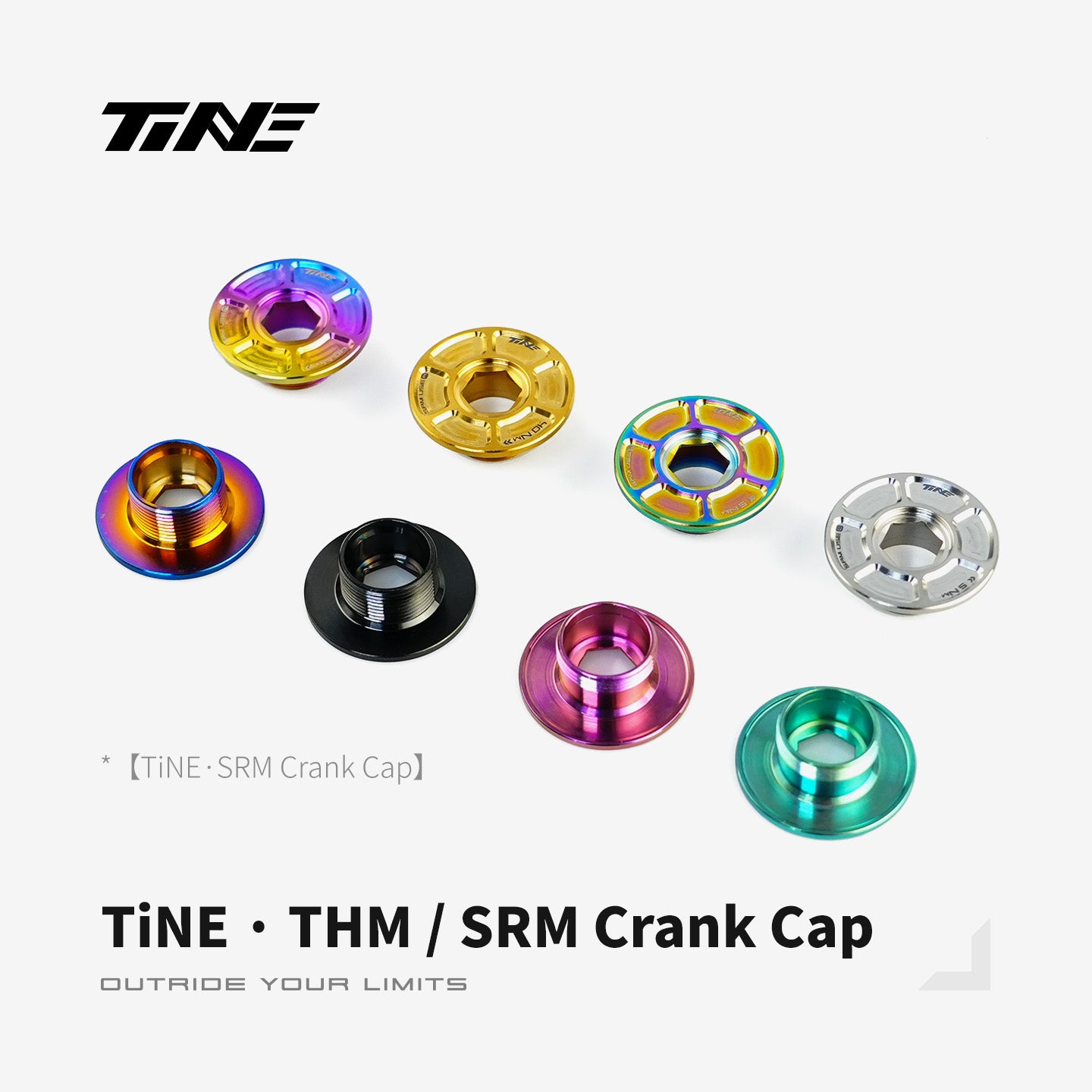THM·SRM Series Crank-systems Titanium Crank Cover upgrade Kit