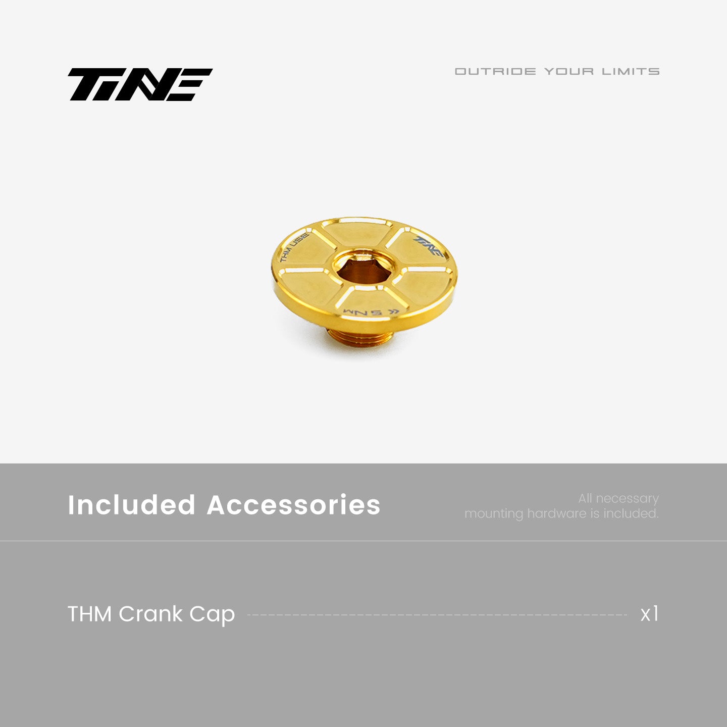 THM·SRM Series Crank-systems Titanium Crank Cover upgrade Kit