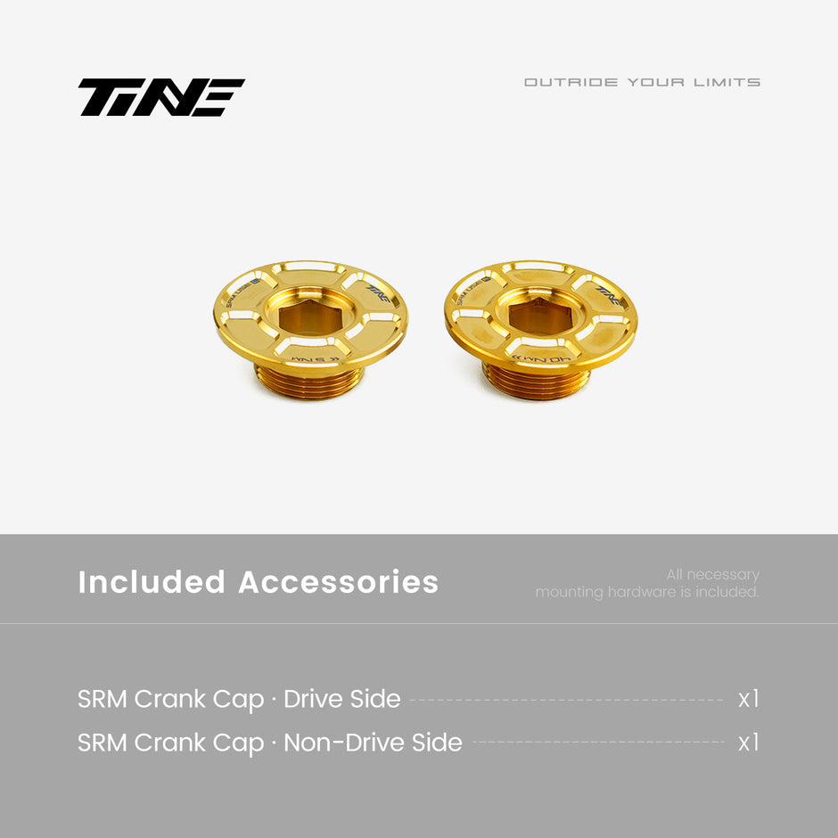 THM·SRM Series Crank-systems Titanium Crank Cover upgrade Kit